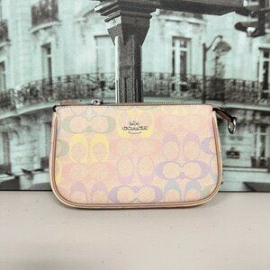 Coach CDC38 Nolita 19 In Rainbow Signature Canvas IN Sand Multi